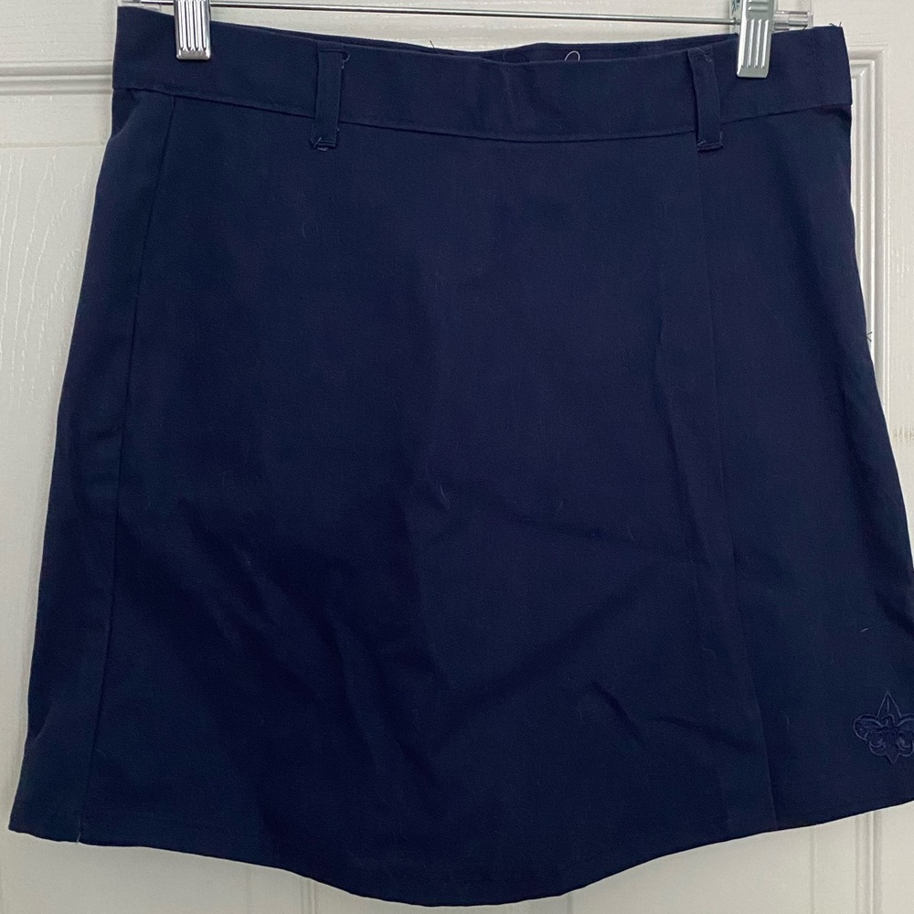 Boy Scouts of America - Cub Scouts Uniform Blue Skort Girls Size 12 EUC